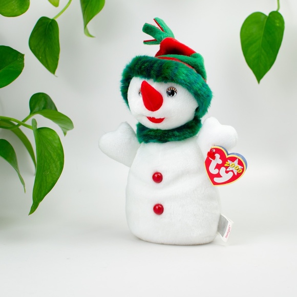 Ty Beanie Baby Snowgirl the Snowman - Picture 2 of 4